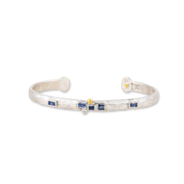 PRISMIC CLUSTER BRACELET, BLUES