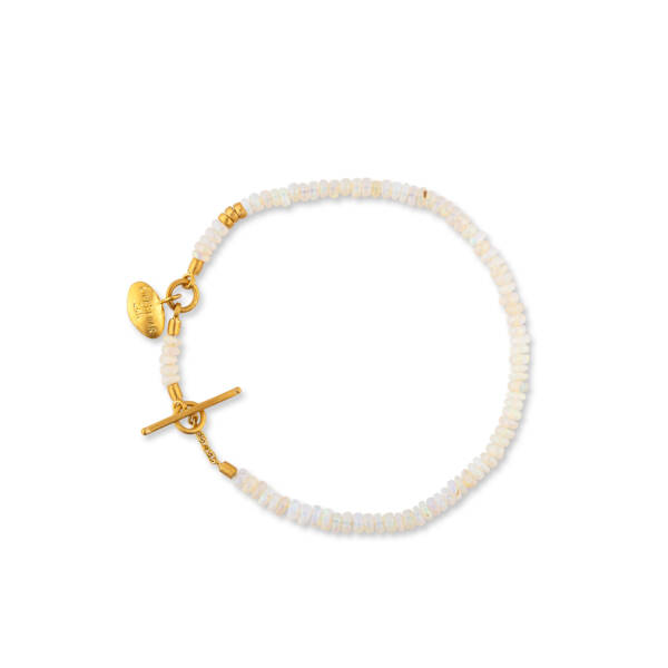 SARAH OPAL BEAD BRACELET