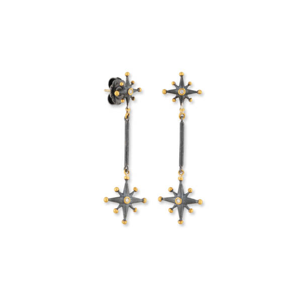 STARBURST DANGLE EARRINGS