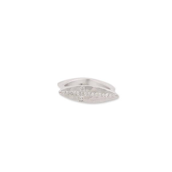 STOCKTON FLIPPER CROSS RING W/DIA - Image 3