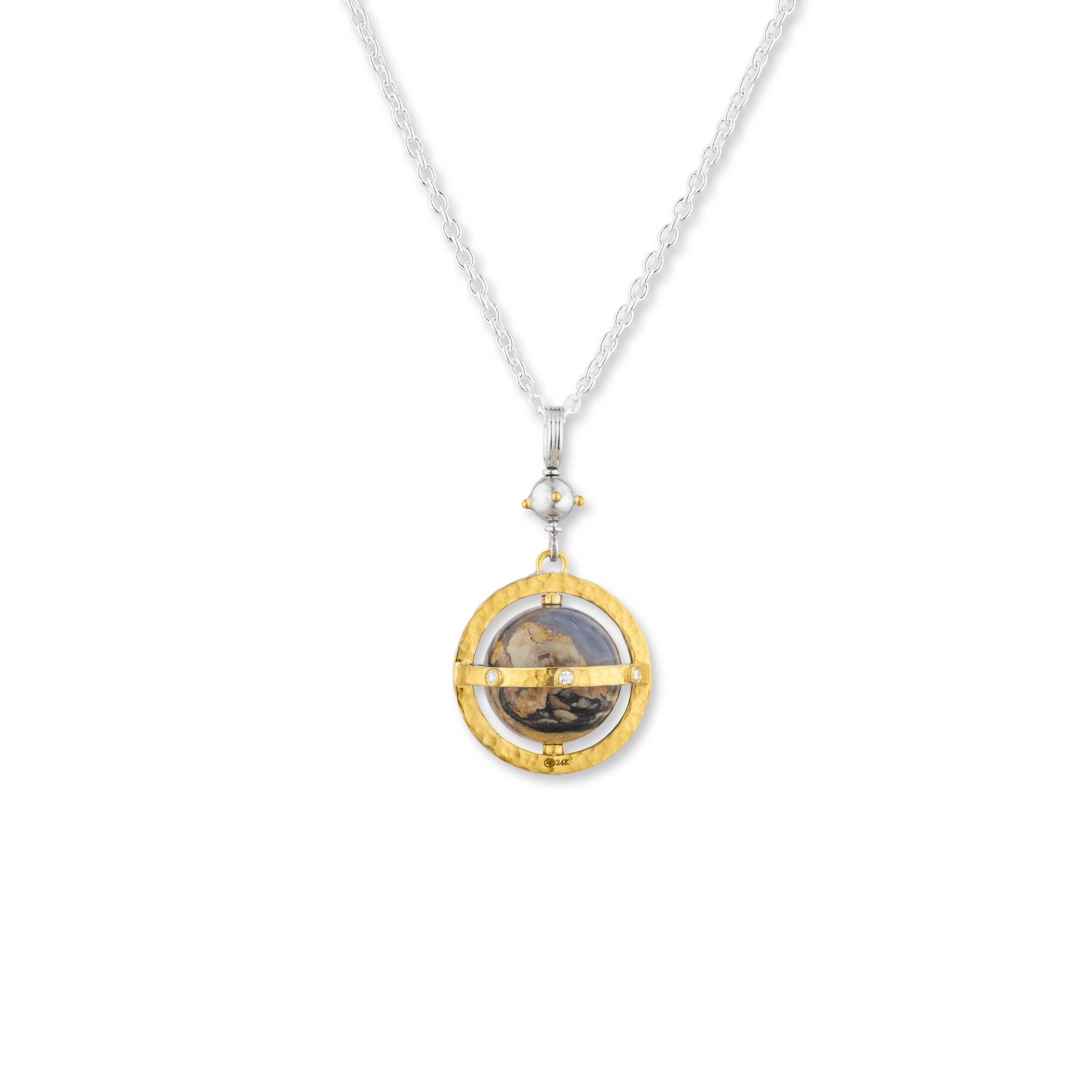 ROTATING GLOBE PENDANT